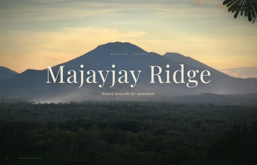 Majayjay Ridge site screenshot